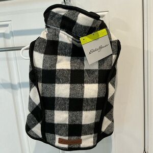 Eddie Bauer Buffalo Plaid Pet Jacket NWT